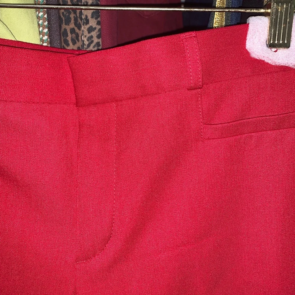 Banana Republic Red Sloan Pants great condition - Picture 4 of 13